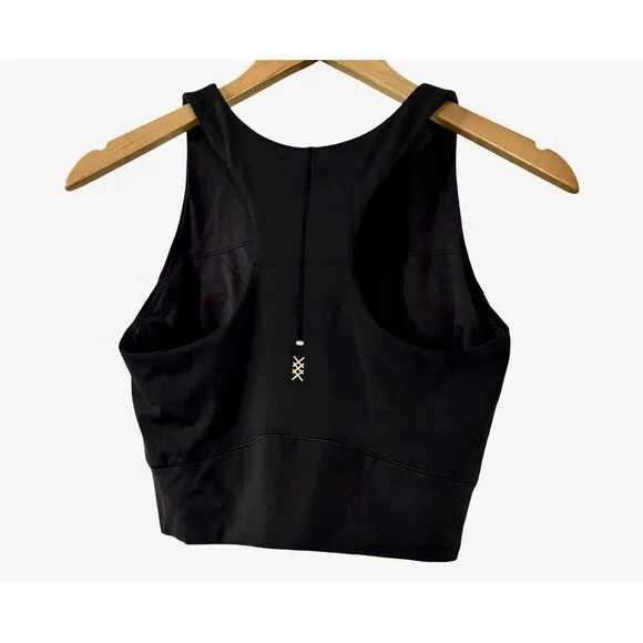 Rhone Revive Longline Black Yoga Work Out Athletic UPF 50+ Bra Tank Medium NWOT - Picture 8 of 8